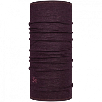 Шарф-труба Buff Lightweight Merino Wool, Solid Deep Purple