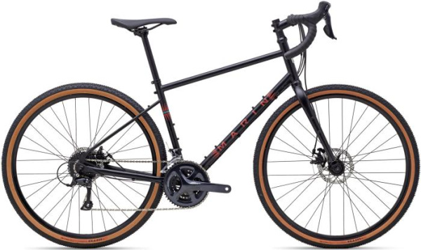 Гравийный велосипед 28" Marin FOUR CORNERS рама - M 2021 Satin Black/Red