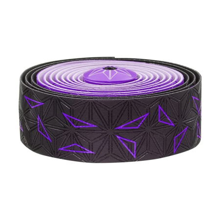 Обмотка руля Supacaz Super Sticky Kush Star Fade Фиолетовый неон с черным