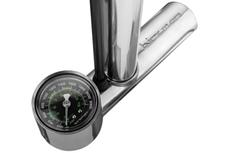 Насос Birzman Maha Push & Twist Tiny Tanker, Серебристый