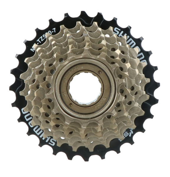 Зірки задні Shimano з трещеткой MF-TZ500-7, 14-28, 7-зв.