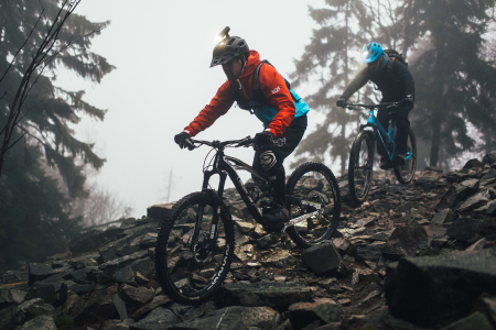 Велофара Knog PWR Rider RedCap Duo 450 Lumens