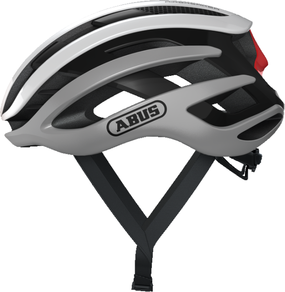 Велошлем ABUS Airbreaker, Silver White