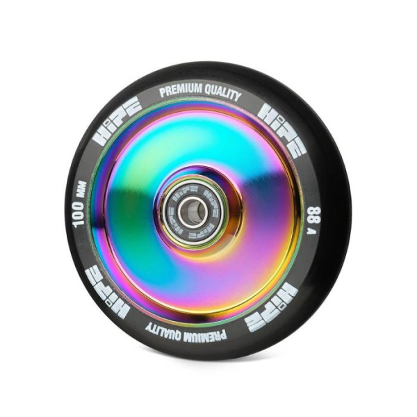Колесо для трюкового самоката Hipe H05 100 мм, Neo-Chrome/Black