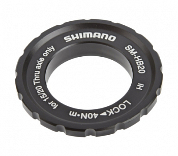 Стопорне кільце SHIMANO LOCK RING, SM-HB20, вісь 12/15/20мм THRU AXLE (OEM)