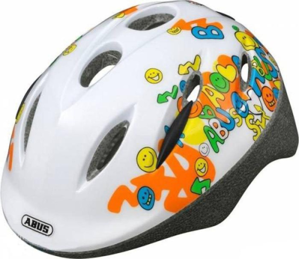 Велошлем детский Abus Smooty Zoom Smiley White