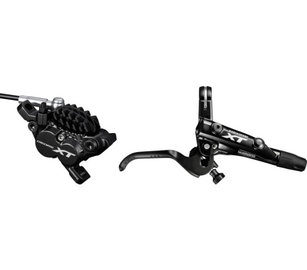 Гальмо гідравл. дискове SHIMANO M8000-2 DEORE XT заднє (права ручка, 4-поршн каліпер M8020, гідроліния 1700мм)