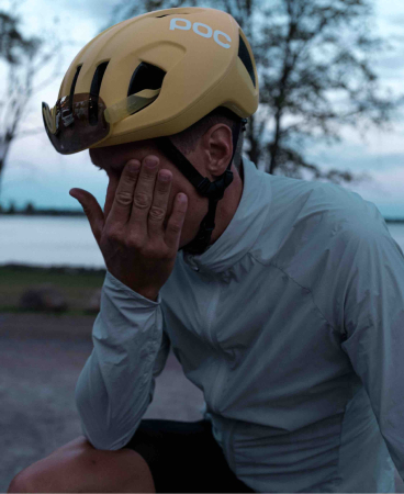 Велошлем POC Ventral Air Spin, Prismane Red Matt, L