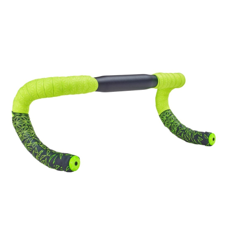 Обмотка руля Supacaz Super Sticky Kush Star Fade Желтый неон с черным