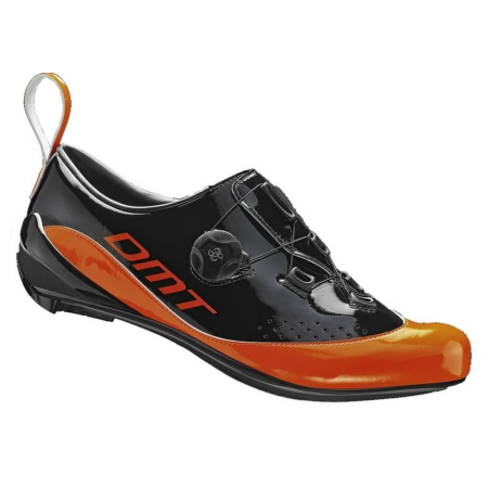 Велотуфли DMT T1, Orange/Black