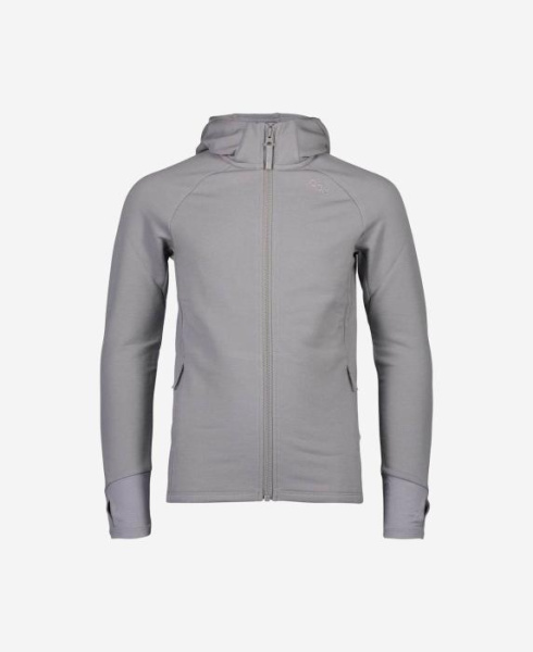 Кофта подростковая POC Merino Zip Hood Jr Alloy Grey, 140 см