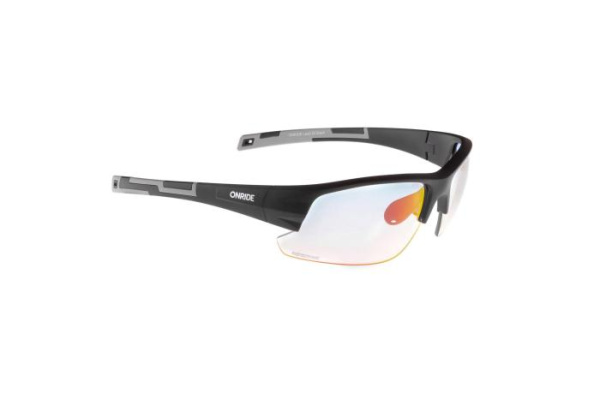Очки Onride Lead 20 Матовые черные с линзами Photochromic Revo Red (67-25%)