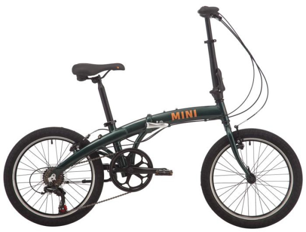 Городской велосипед Pride Mini 6 20" Темно-зеленый 2020