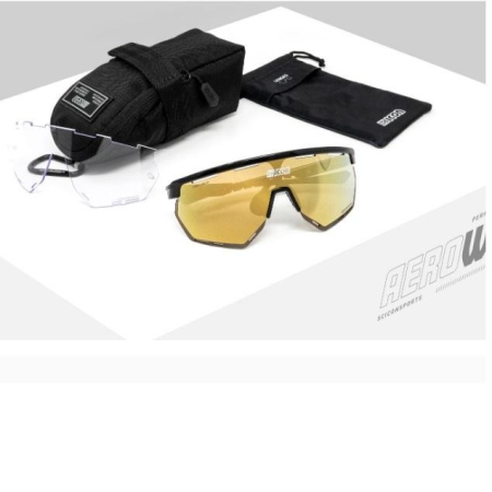 Очки Scicon Aerowing, Performance (SCN-PP), Black/Multimirror Silver