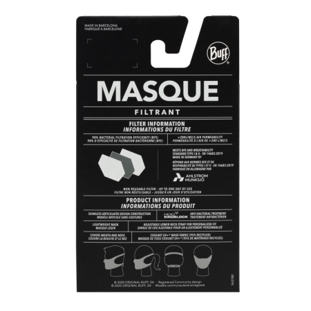 Маска Buff Filter Mask, Keren Flash Pink