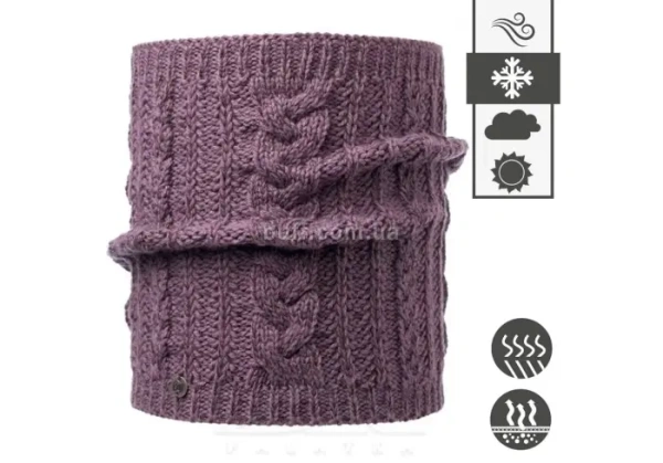 Шарф-труба Buff Knitted Neckwarmer Comfort Darla, Purple
