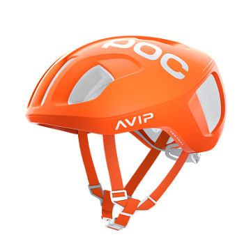 Велошлем POC Ventral Spin Zink Orange AVIP, р.S