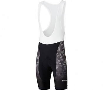 Велошорты Shimano Team 2, Черно-серый