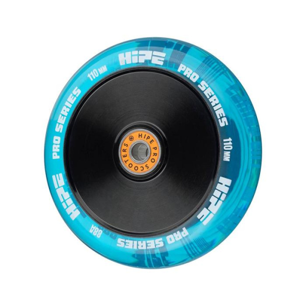 Колесо для трюкового самоката Hipe H5 110 мм, Transparent/Blue