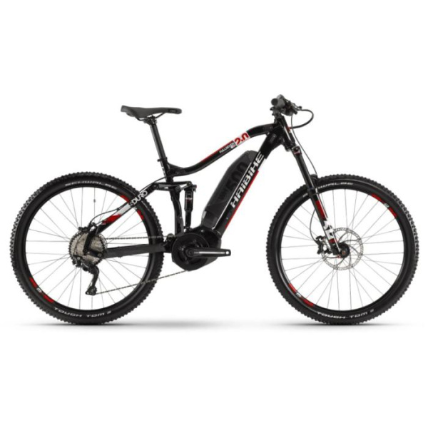 Электровелосипед Haibike Sduro FullSeven LT 2.0 27.5" Черно-бело-красный 2020