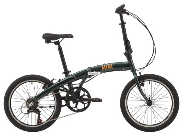 Складной велосипед  Pride Mini 6 20" зеленый  2021