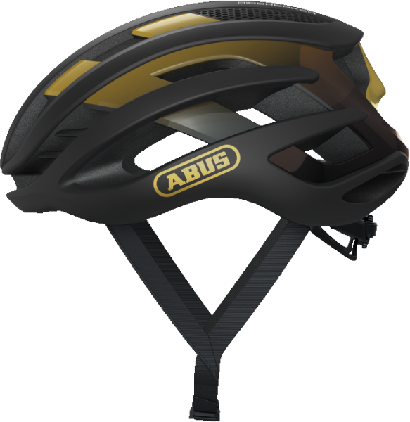 Велошлем ABUS Airbreaker, Black Gold