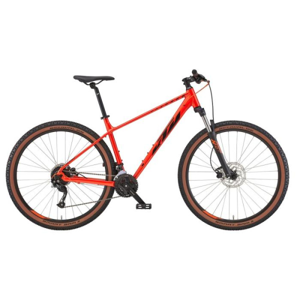 Горный велосипед KTM CHICAGO 291 29" рама M/43, оранжевый (черный), 2022
