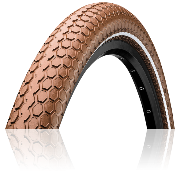 Покрышка Continental Ride Cruiser 28", Brown Reflex