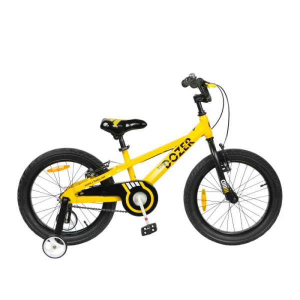 Детский велосипед RoyalBaby Bull Dozer 18", OFFICIAL UA, Желтый