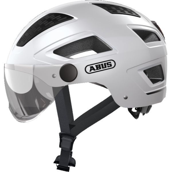 Велошлем ABUS Hyban 2.0 ACE, Polar White