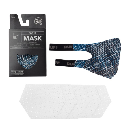 Маска Buff Filter Mask, Solid Black