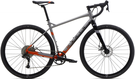 Гравийный велосипед 28" Marin GESTALT X10 рама - 50см 2020 Satin Silver/Gloss Orange to Black Fade