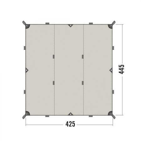 Тент Tatonka Tarp 1 - 425 x 445 см, Assorted