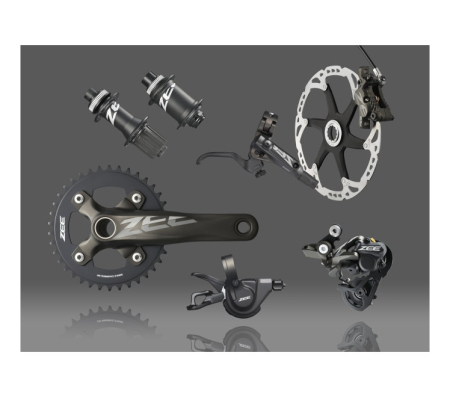 Перемикач задній Shimano RD-M640-SSC ZEE, SHADOW+, 10-швидк. (DH 11-28T), короткий важіль