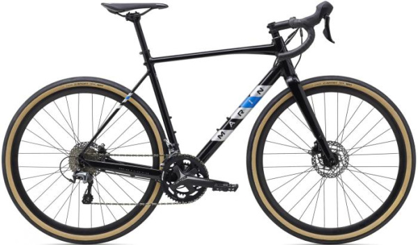 Гравийный велосипед 28" Marin LOMBARD 2 рама - 54см 2021 Gloss Reflective Black/Silver/Blue