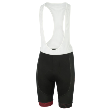 Велошорты Ghost Performance Evo c лямками, Черно-красный