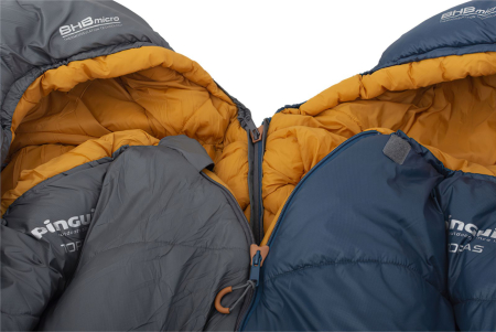 Спальный мешок Pinguin Topas (-1/-7°C), 185 см - Right Zip, Grey 2020