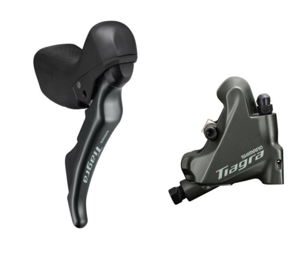 Тормоз гідравл диск SHIMANO для шоссе 4720, заднее (правая ручка 10-скор, каліпер, гідроліния 1700мм)