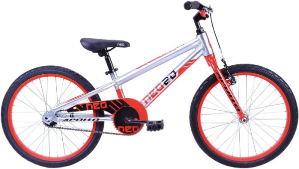 Детский велосипед Apollo Neo boys 20" красный/черный 2021