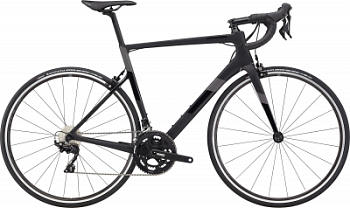 Шоссейный велосипед 28" Cannondale SUPERSIX Carbon 105 рама - 58см 2021 BBQ, чёрный