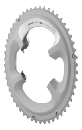 Зірка шатунів Shimano FC-5800 Shimano 105, 53зуб. для 53-39T, срібл 11-швидк