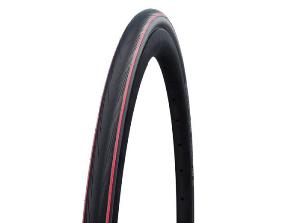 Покрышка Schwalbe Lugano II 28" (700C) (SiC, Active, K-Guard), Red Stripes, Wire
