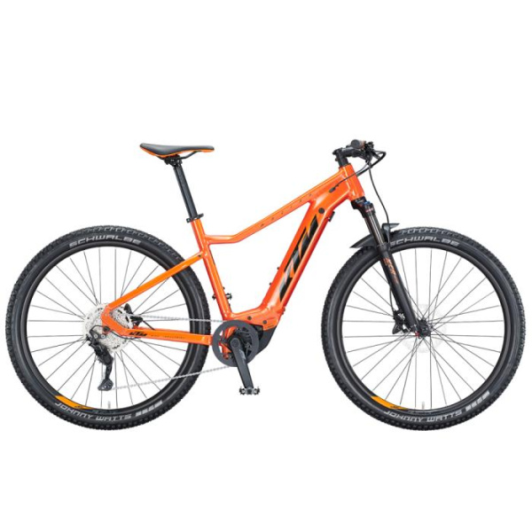 Электровелосипед KTM Macina Race 291 29" оранжевый (черно-оранжевый) 2021