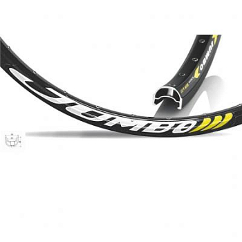 Обод Remerx Jumbo 26" (559x23), серебристый, дв. пистонир, 36 спиц