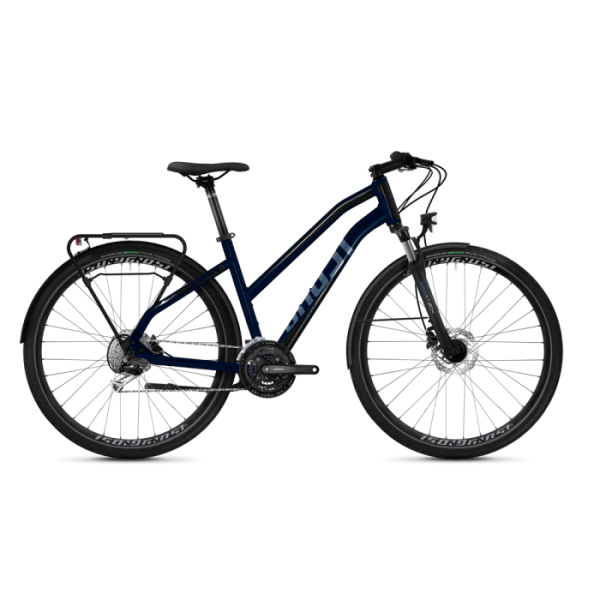Гибридный велосипед Ghost Square Trekking Essential AL U 28" синий 2021