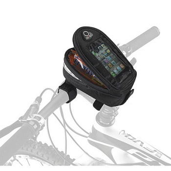 Велосумка на руль Scicon Phone, 0.55 л, Black, для смартфона