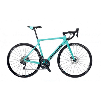 Шоссейный велосипед Bianchi Sprint Ultegra 28" Disk Celeste 2020 55 см