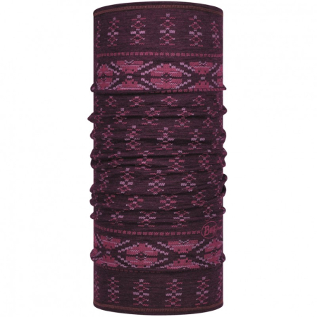 Шарф-труба Buff Lightweight Merino Wool, Frieze Deep Purple