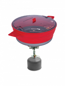Кастрюля складная с алюминиевым дном X-Pot Red, 4000 мл от Sea to Summit