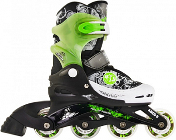 Роликовые коньки раздвижные Action Pat, Green